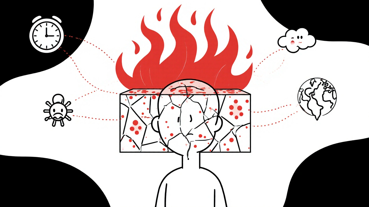 Psoriasis Triggers: How Stress, Infection, and Skin Barrier Breakdown Cause Flares