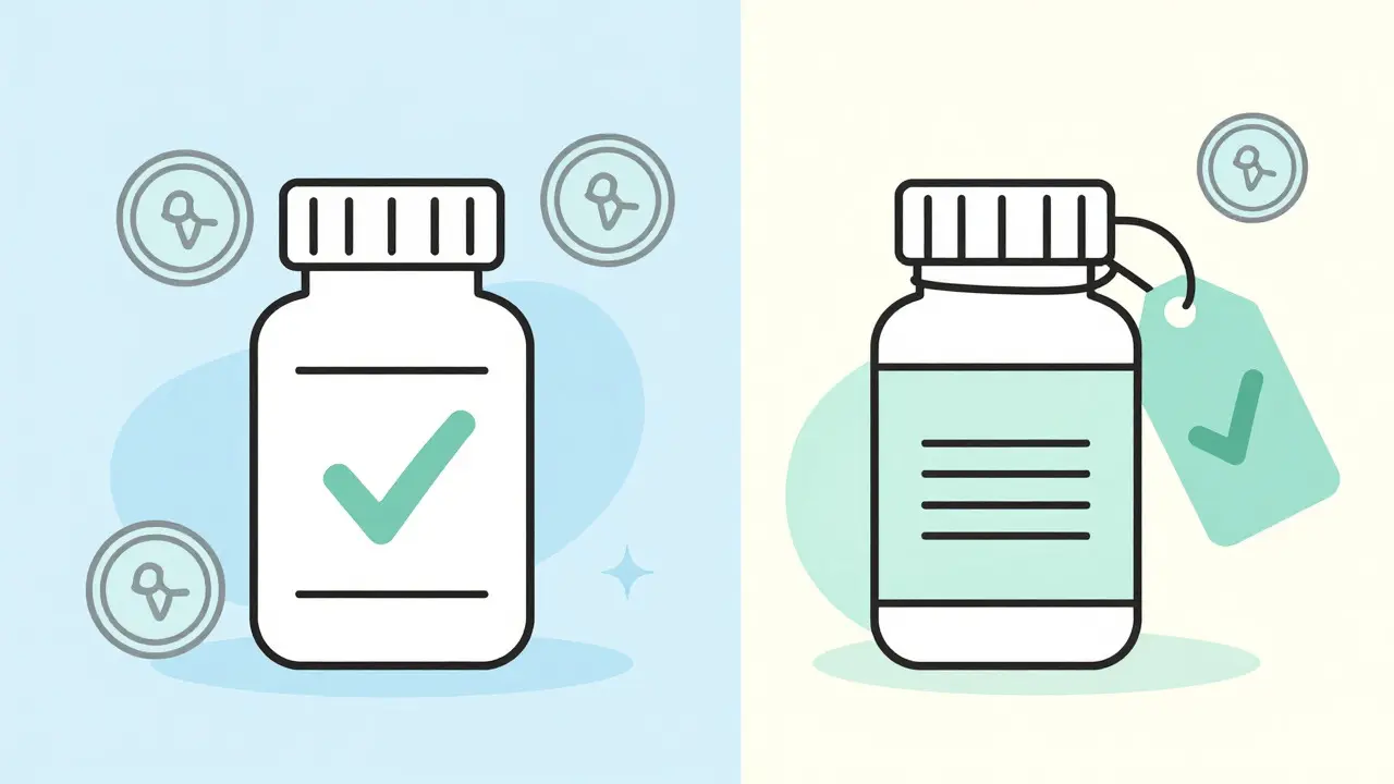 Comparison of generic and brand-name medication costs